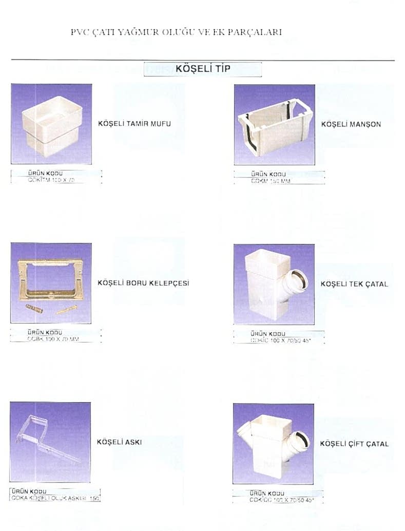 koseli tip pvc yagmur olugu ve ek parcalari 4